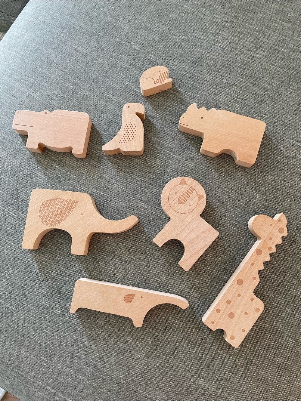 Petit Collage Safari Jungle Wooden Puzzle + Play